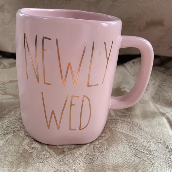 Rae Dunn Other - Rae Dunn Pink "Newly Wed" Mug